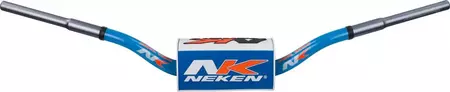 Алуминиево кормило Neken 28.6mm SFH синьо и бяло - SFH00133C-LBW