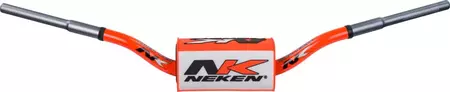 Manillar Neken 28.6mm SFH aluminio naranja y blanco - SFH00101BC-ORW