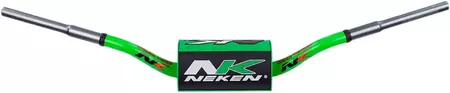 Алуминиево кормило Neken 28.6mm SFH зелено/черно - SFH00121C-GRB