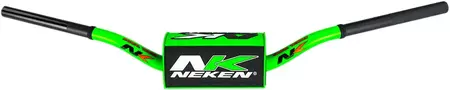 Manillar de aluminio Neken 28.6mm verde/negro - R00121C-GRB