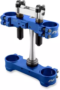 Abraçadeiras triplas Neken SFS Husqvarna TC prateleiras de amortecedores azuis com suportes para guiador - 509061