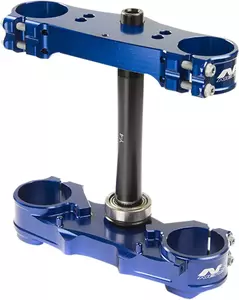 Neken Standard Triple Clamps Kawasaki KX mėlynos amortizatorių lentynos su vairo laikikliais-1