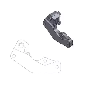 Suport adaptor pentru disc de frână față Moto-Master 270mm - 211049