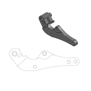 Suport adaptor pentru etrier de frână față Moto-Master cu disc de 320 mm - 211054
