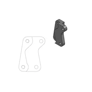 Suport adaptor pentru etrier de frână față Moto-Master cu disc de 320 mm - 211012