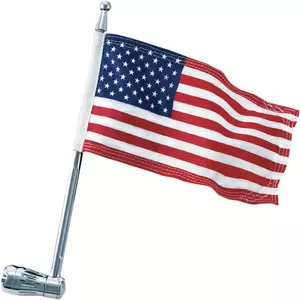 Asta bandiera USA Kuryakyn cromata - 4259