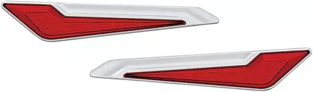 "Omni" LED "Kuryakyn" chromuoti šoniniai bagažinės žibintai "Honda Gold Wing - 3254