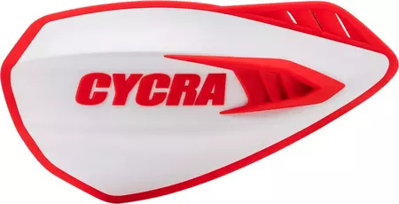 Cycra Cyclone käsisuojat valkoinen/punainen-1