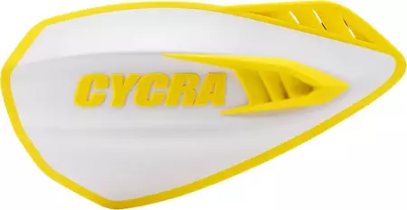 Cycra Cyclone предпазители за ръце бяло/жълто-1