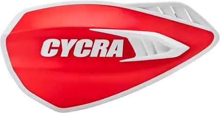 Cycra Cyclone handbeschermers rood/wit-1