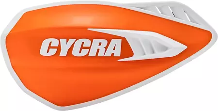 Cycra Cyclone oranje/witte handbeschermers-1
