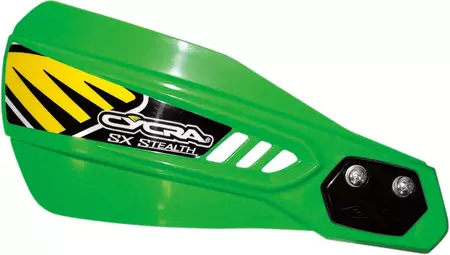 Cycra MX Alloy Stealth groene handbeschermers-1