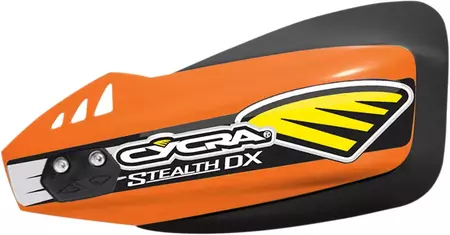 Protectores de mão Cycra Stealth DX cor de laranja - 1CYC-0025-22X