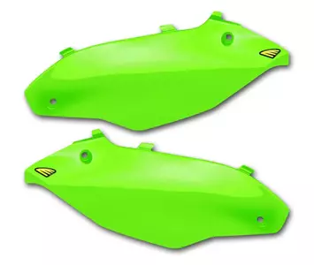 Komplet boczków Cycra Kawasaki zielony fluo