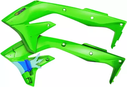 Cycra Kawasaki grün Kühler Lufteinlassabdeckungen-1