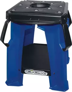 Cycra Classic zložljiv križni stolček modre barve-1