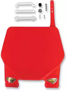 Placa de matrícula Cycra Honda roja - 1CYC-1205-32