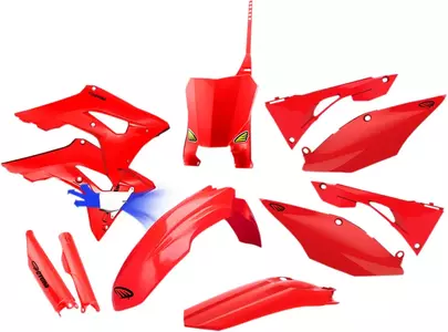 "Cycra Powerflow" pilnas "Honda" raudonas plastikinis rinkinys - 1CYC-9320-32