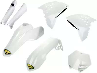 Kit completo de plástico Cycra Powerflow branco - 1CYC-9306-42