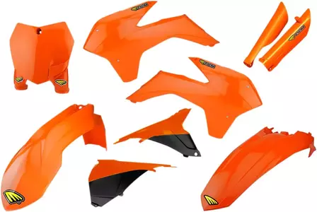 "Cycra Powerflow" pilnas plastikinis rinkinys oranžinis