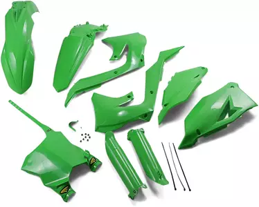 Cycra Powerflow plastični komplet Kawasaki KX450 zelen - 1CYC-9325-72