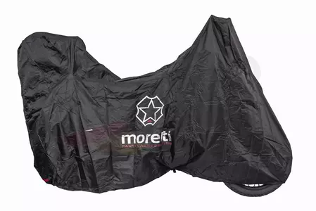 Motorkerékpár borítás csomagtartóval, M Moretti méret - POKMOR002