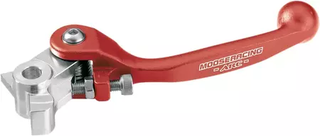 Moose Racing nastavljiva zavorna ročica, anodizirana v rdeči barvi - BR-703