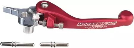 Moose Racing verstelbare remhendel rood geanodiseerd - BR-916