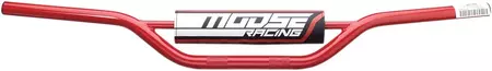 Kierownica Moose Racing Carbon Steel stalowa 22mm czerwona 81 cm - H31-1039R