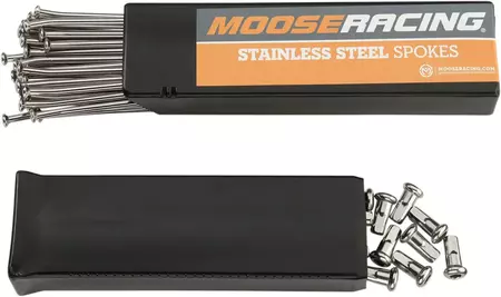"Moose Racing" 18 colių stipinų rinkinys su kniedėmis - 1-22-208-S