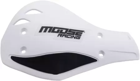 Moose Racing Contour listones guardamanos blanco/negro-1