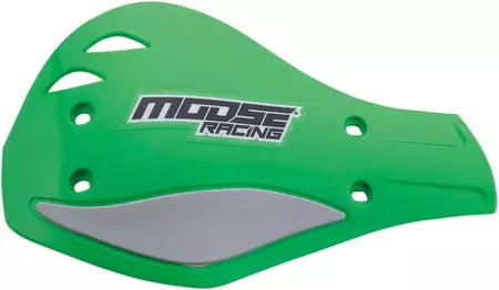 Tiras do guarda-mão verde/prateado Moose Racing Contour-1