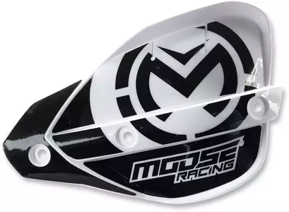 Moose Racing Probend bele letvice za dlani na ščitniku za roke - 0635-1470
