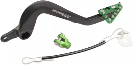 "Moose Racing Kawasaki" žalias galinis stabdžių pedalas - 82-0343-21-33