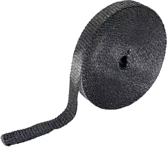 Moose Racing černá tepelná páska na koleno výfuku 25mmx15,2m - 501-1000