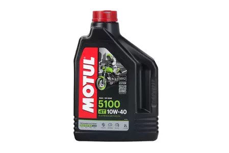 Olej silnikowy Motul 5100 4T 10W40 Półsyntetyczny 2l - 104067