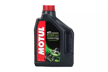 Olej silnikowy Motul 5100 4T 10W50 Półsyntetyczny 2l - 104075