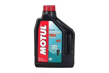 Motul Outboard Tech 4T 10W30 полусинтетично моторно масло 2л - 106446