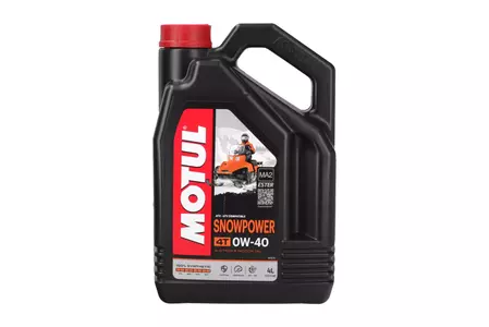 Syntetický motorový olej Motul Snowpower 4T 0W40 4l - 105892