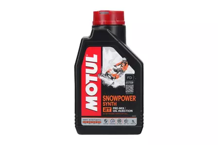 Motul Snowpower 2T Synteettinen moottoriöljy 1l - 108209