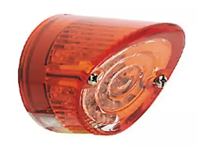 Mini feu arrière SHIN YO Nose LED rond verre rouge/transparent - 255-830