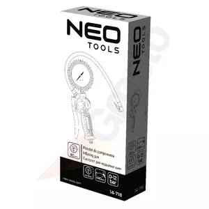 Szivattyúpisztoly nyomásmérővel 80 mm Neo Tools-4