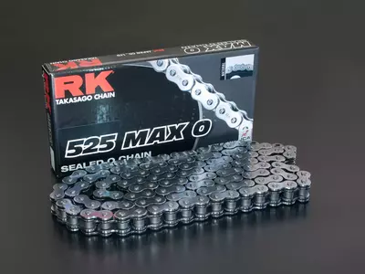 RK 525 Max-X 112 RX-rengas avoin vetoketju korvakkeineen - 525MAX-O-112-CLF