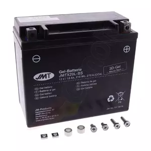 Akumulator żelowy 12V 20AH JMT YTX20L-BS (WPX20L-BS)