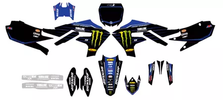 Klistermärkesuppsättning 2022 Star Racing Yamaha D'Cor Visuals - 20-50-402