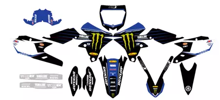 Klistermärkesuppsättning 2022 Star Racing Yamaha D'Cor Visuals - 20-50-502