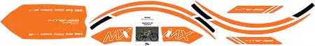 Tazer MX D'Cor Visuals sticker set orange-2
