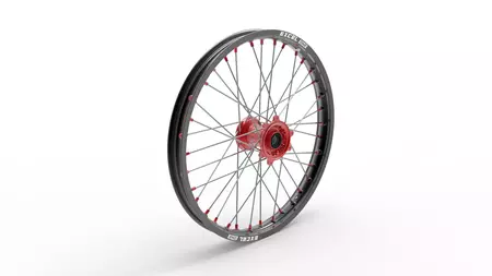Kite Sport MX-EN 21x1.60 fekete/piros komplett első kerék - 40.007.0.RO
