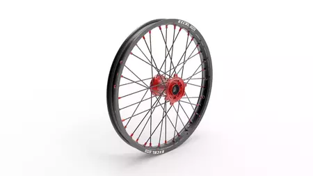 Kite Sport MX-EN 21x1.60 musta/punainen täydellinen etupyörä - 40.007.1.RO