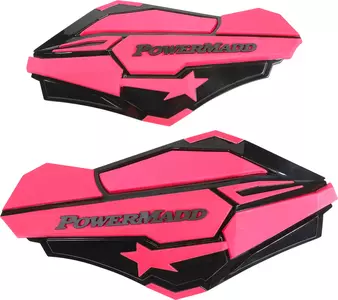 Powermadd/Cobra handguards 22 mm 7/8 zwart en roze - 34420